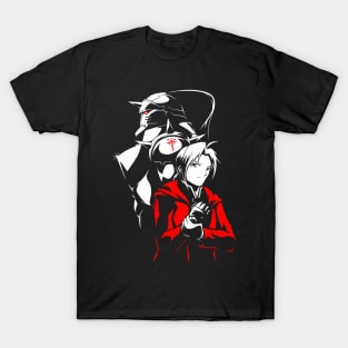 Elric Brothers - Edward & Alphonse - Fullmetal Alchemist Brotherhood T-Shirt